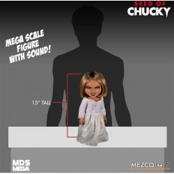 Chucky figura novia Tiffany habladora