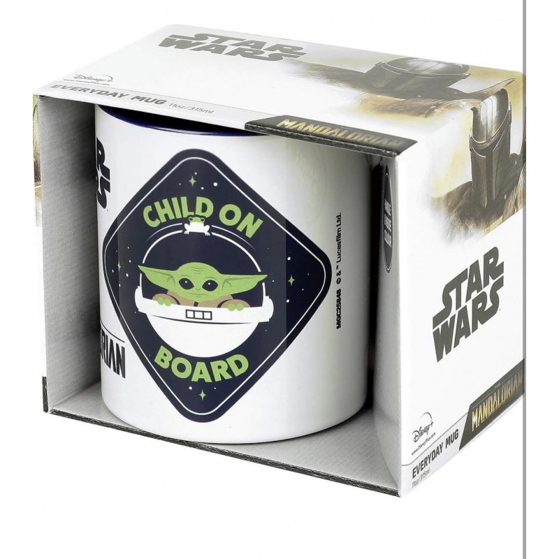 Taza oficial Mandalorian Baby Yoda