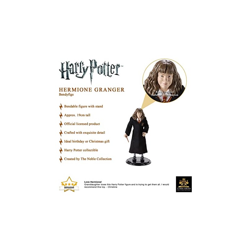 Figurine - Harry Potter - Bendyfigs Hermione Granger Noble Collection