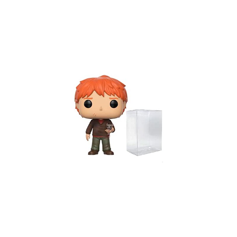 copy of Funko Ron Weasley & Scabbers con funda protectora 44-HP