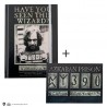 Harry Potter cuaderno libreta tapa dura con marca páginas Azkaban
