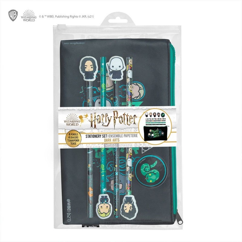Harry Potter set escolar Slytherin